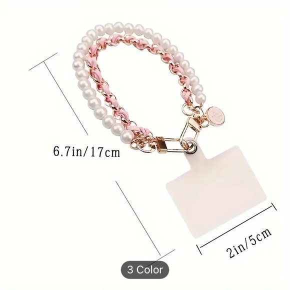 Fashionable Pearl Pendant, Anti Loss Phone Chain, For All Models Of Phones - Picture 7 of 7